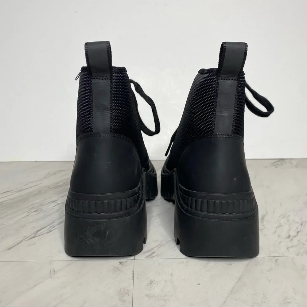 Tory Burch Camp Black Sneaker Boot 7M
